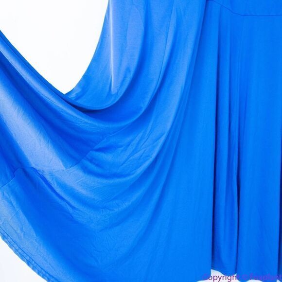 Unique Vintage Gwynnie Bee Contrast Trim Blue Dress, 2X - Picture 6 of 16